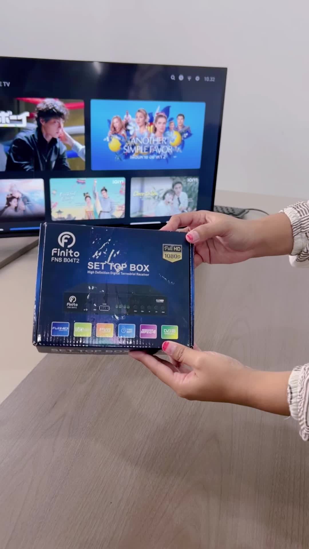 Set Top Box Digital Finito Plat Besi Anti Panas Bisa YouTube Sudah SNI