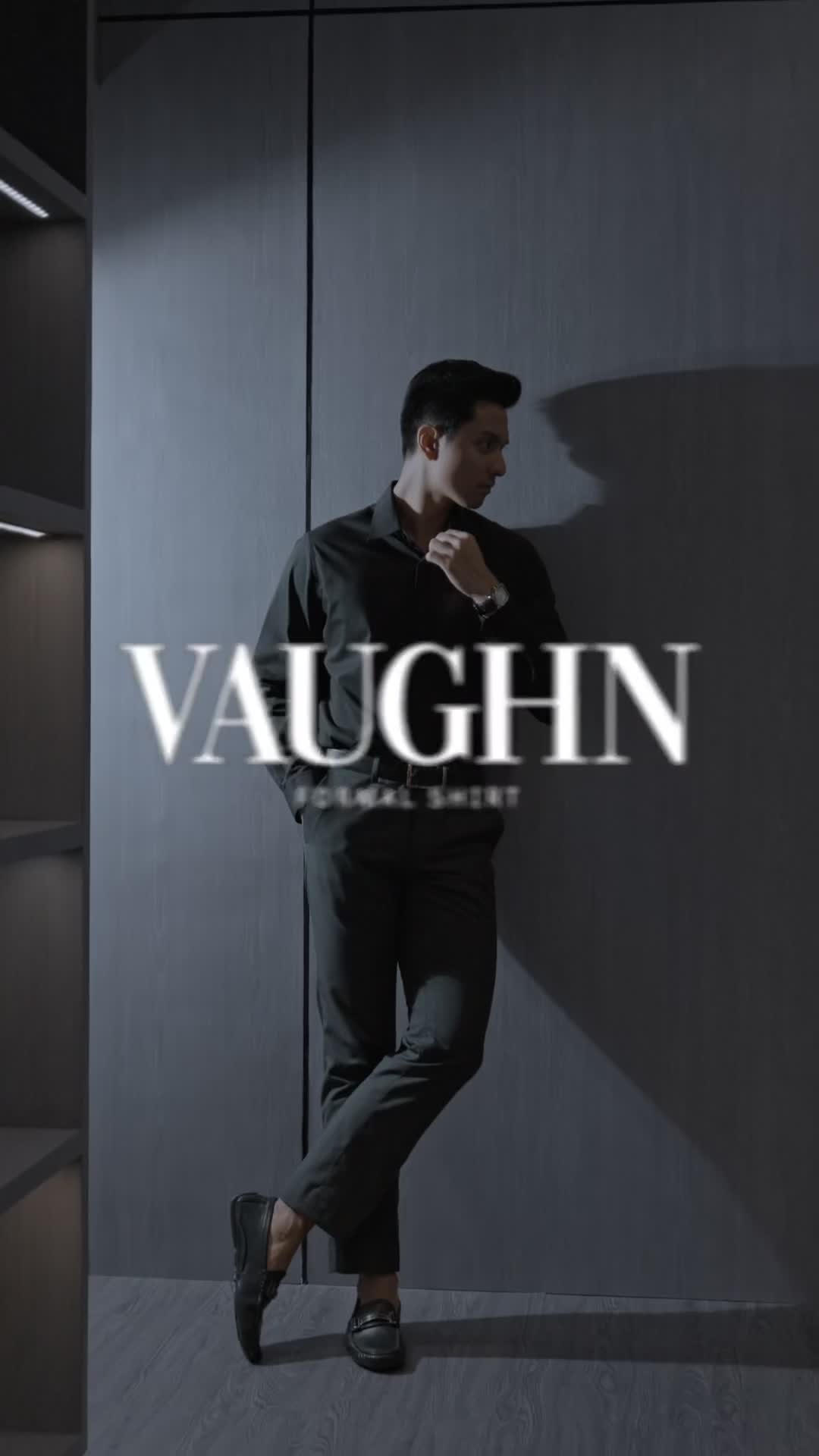 CUTOFF Vaughn Formal Shirt Clean Look Kemeja Kerja Basic Pria Stretch Pendek