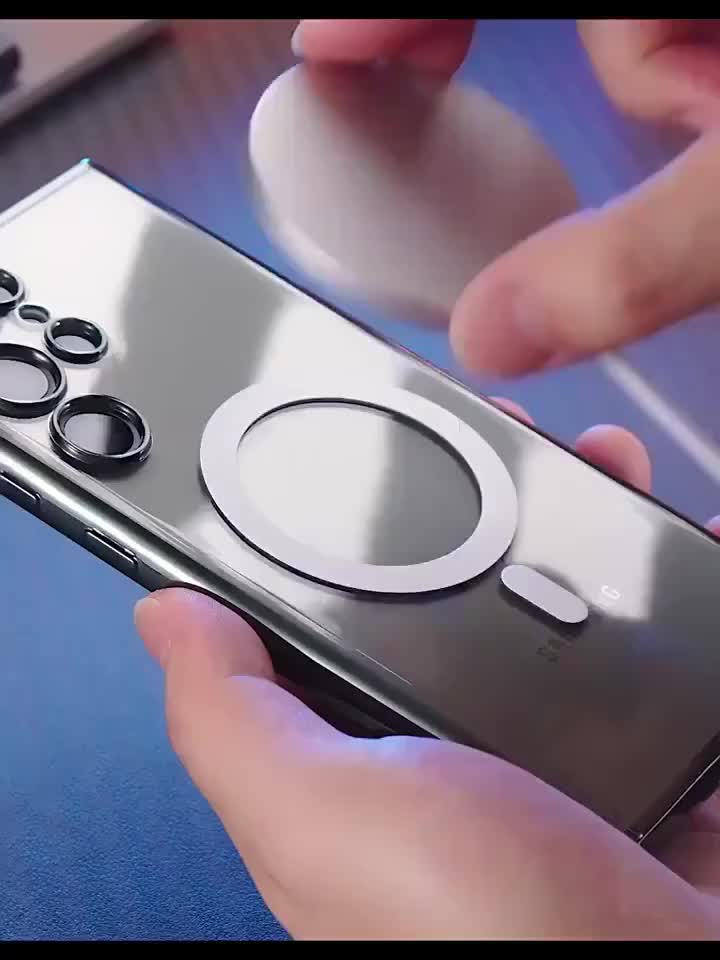 Bunso ARGUS Soft Case untuk SAM A17 A07 A56 A36 A26 A16 A55 A35 A15 5G 4G Clear Magnetic Slim Silicone Cover Silikon Casing With Camera Lens Glass Protector