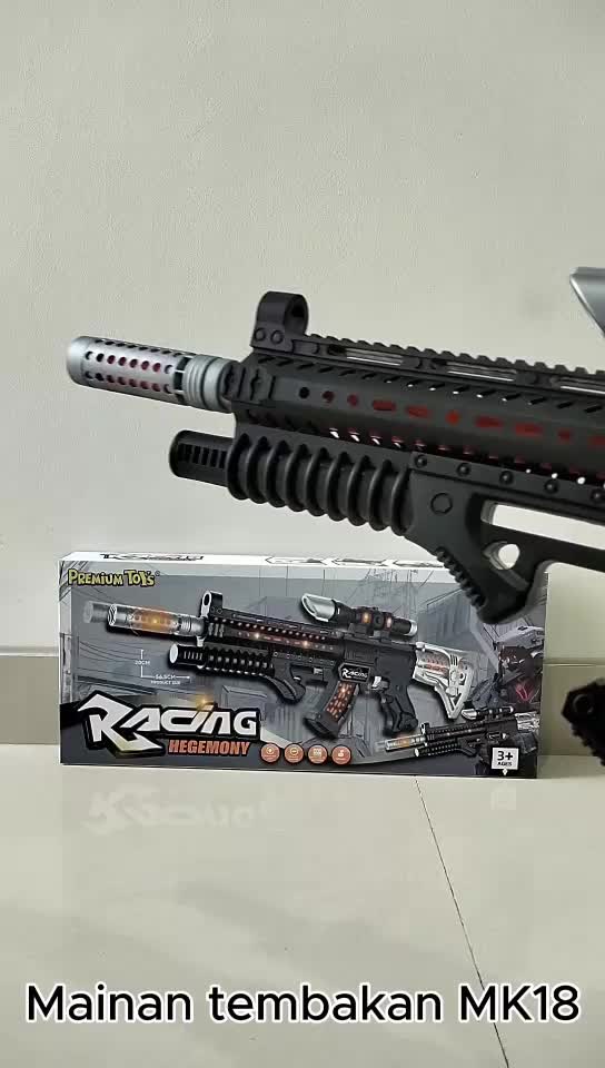 Mainan tembakan anak racing hegemony sound and light toys