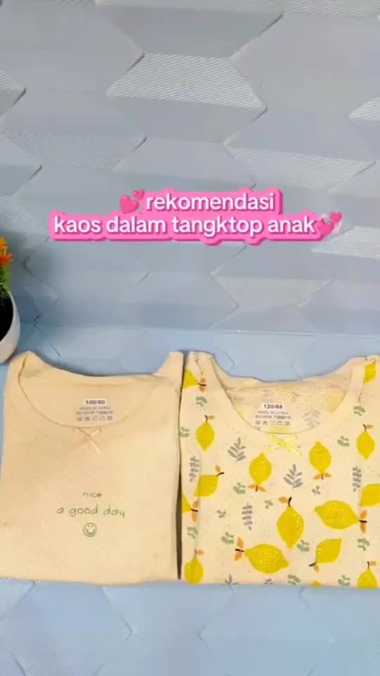 BJA016 Singlet Anak Unisex Pakaian Dalam Anak Kaos Kutang Anak Tanktop Anak Motif Karakter Fashion