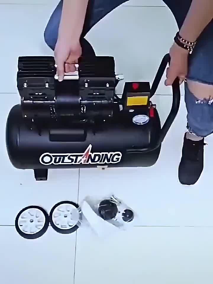 REAIM Kompresor Angin 8L/36L Oiless Listrik 900W Air Compressor Portable Alat Tekanan Udara 900W Mesin Kompresor Angin Listrik