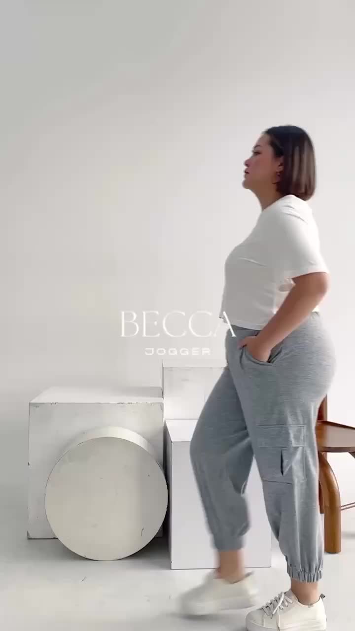Xtramiles - Becca Jogger Pants 7 Colors | Celana Jogger Wanita Big Size Plus Size