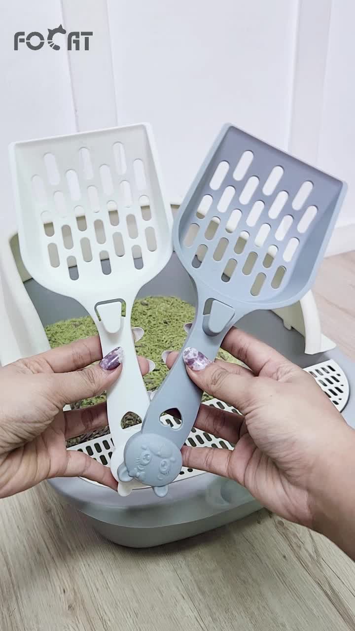 FOCAT X Sekop Pasir Kucing Multifungsi F09 Sekop Litter Box / Serokan Pasir Kucing / Cat Litter Scoop