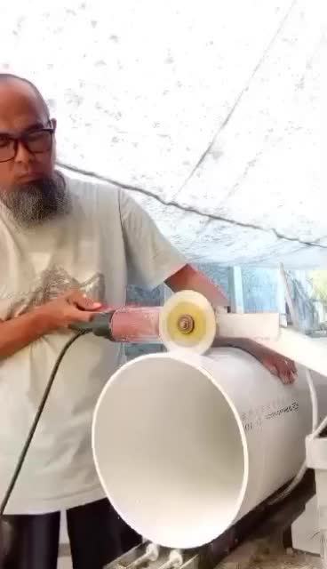 Pipa PVC Potongan Merk Trilliun D Diameter 16 inch untuk Gorong-Gorong - Pralon Eceran Setiap 5 cm