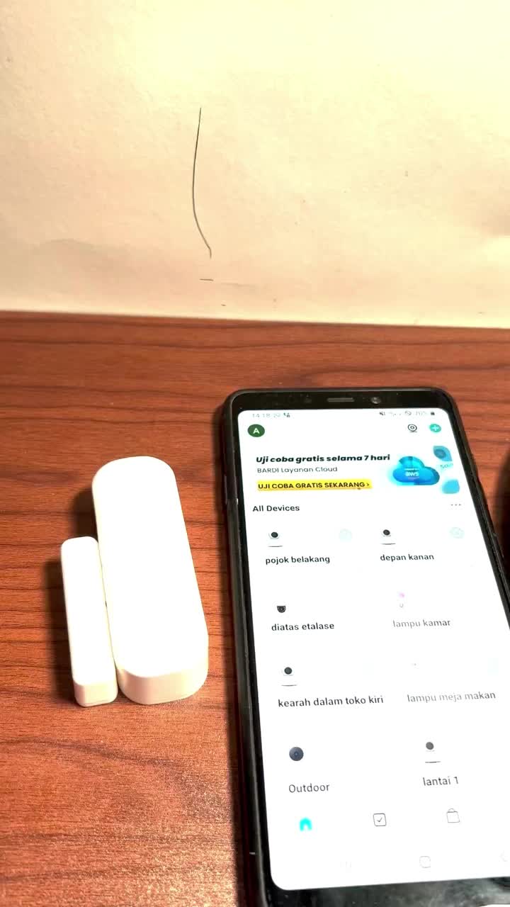 RC TUYA Smart ALARM  Wifi Sensor Pintu Jendela ALexa Google Home APP
