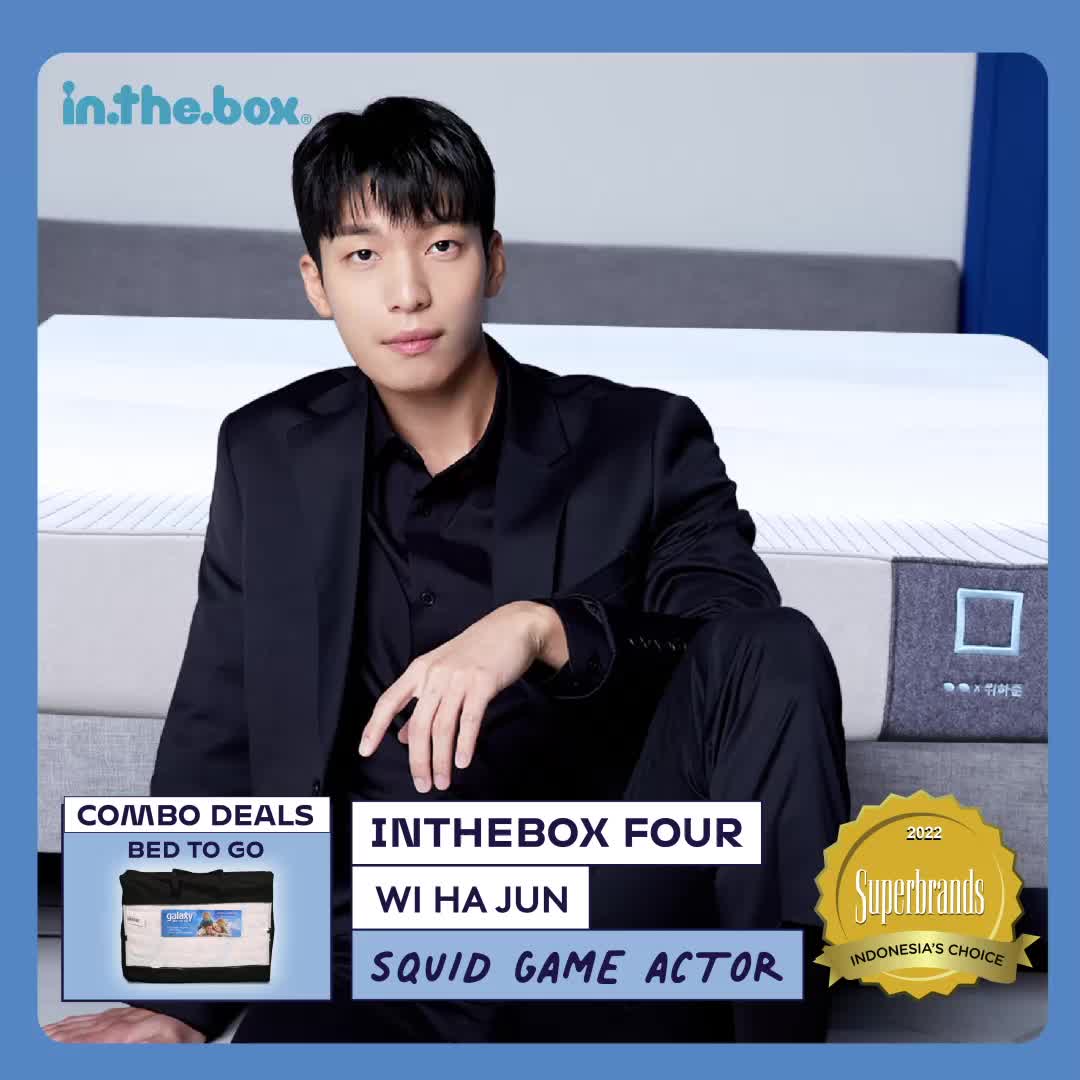 [Free Kasur Lipat] Kasur Spring Bed IN THE BOX Four - FREE Bantal & FREE Bed to Go