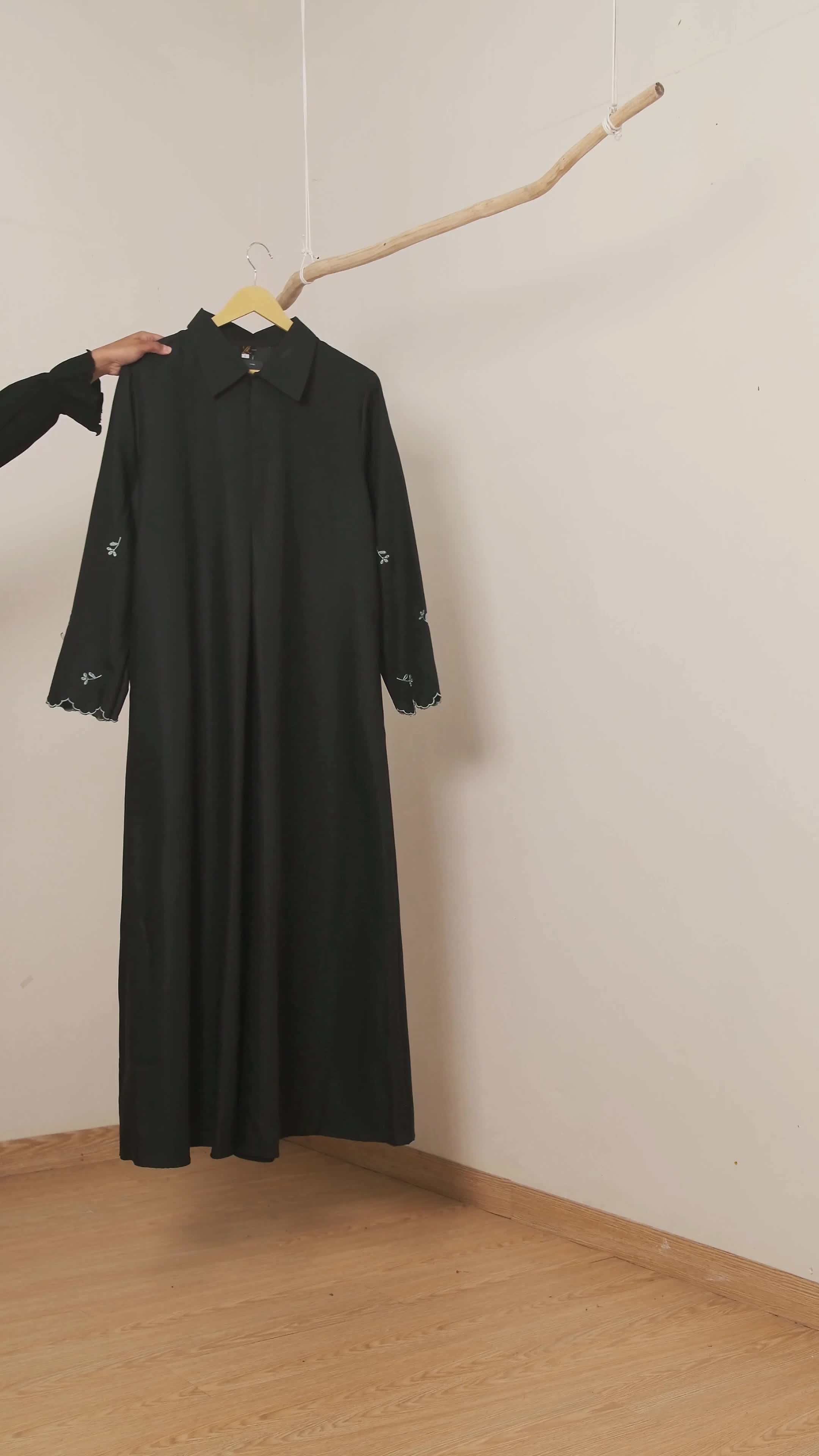 Le Khari Renata Gamis Bordir Gamis Katun Madinah Gamis Busui Size S - XL