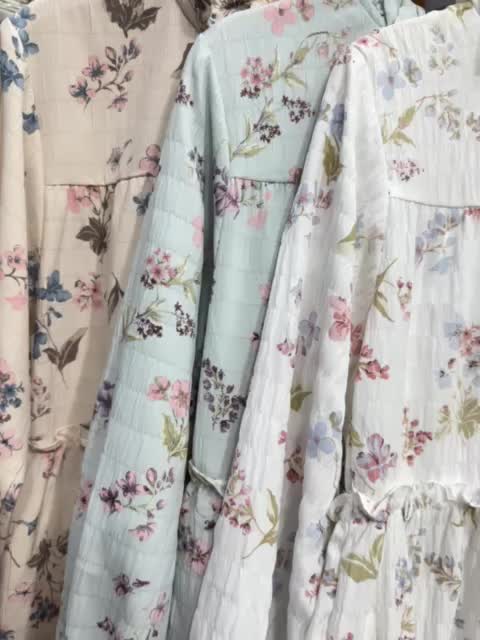 Freya Blouse Motif Bunga Semi Tunik II Atasan Wanita Lengan Panjang