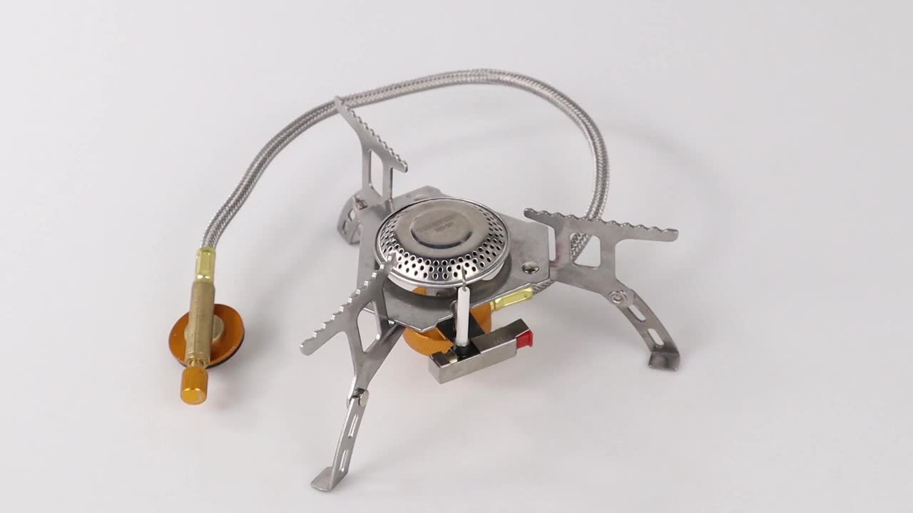 Kompor Lipat / kompor mini camping / kompor ultralight 3000W + adaptor Portable