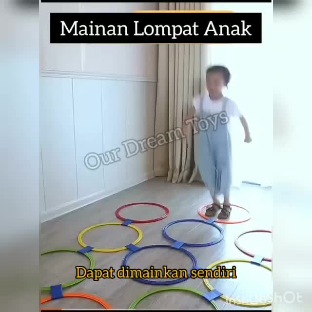 Jumping Ring / Agility Ring / Mainan Lompat Anak / Mainan Indoor & Outdoor Toys musik bola