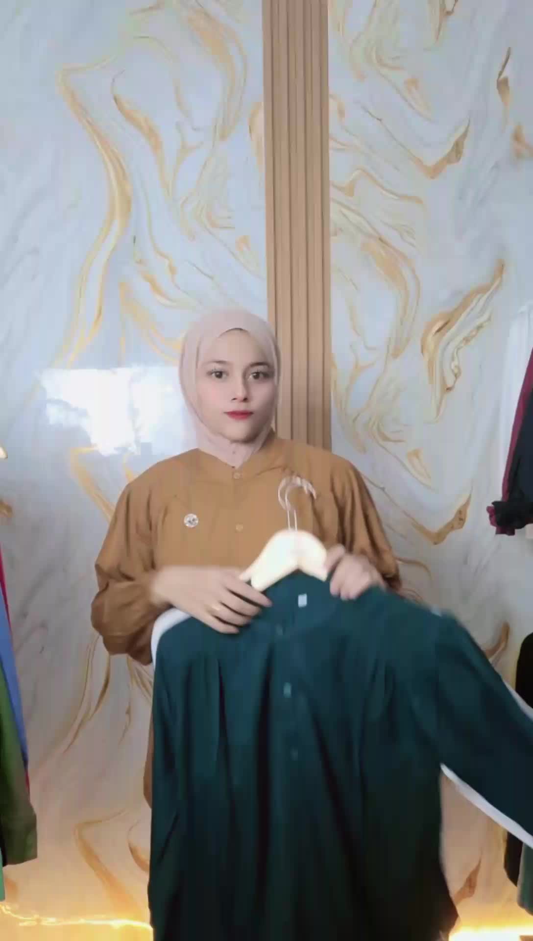 Amena Blouse kemeja Atasan Wanita Rayon Twil