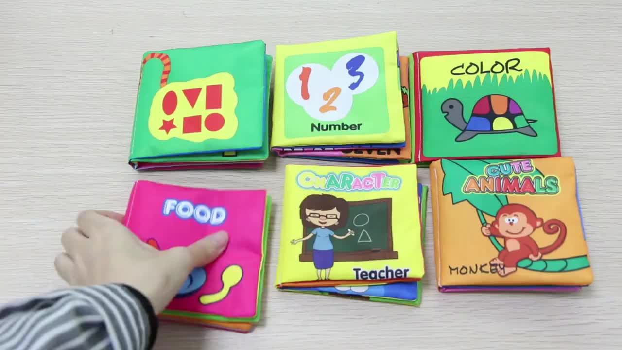Buku bantal bayi/Buku bayi mainan edukas/Buku cerita anak/Buku kain edukasi bayi/Buku cerita bayi bahan kain anak  L83
