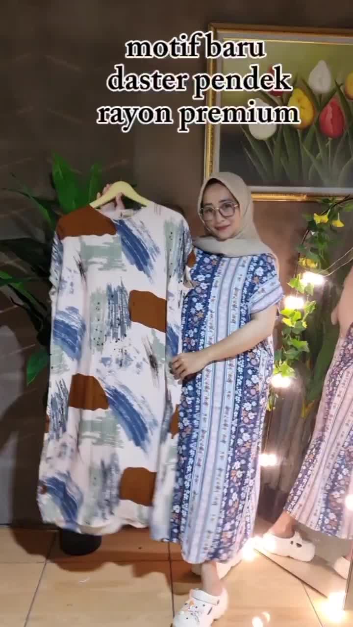 DASTER PENDEK RUMAHAN RAYON  WANITA PREMIUM UFAH FASHION