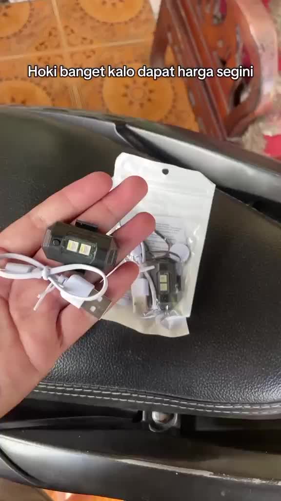 LAMPU LED KEDIP Motor Mobil sepeda Anti Air RGB LED Multifungsi Car lampu trek hijau lampu hias Kendaraan Strobo
