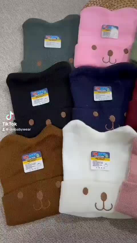 Topi Bayi Newborn Topi Kupluk Catters Bayi 0-3 Tahun Pelindung Kepala Anak Unisex Perempuan Laki-laki