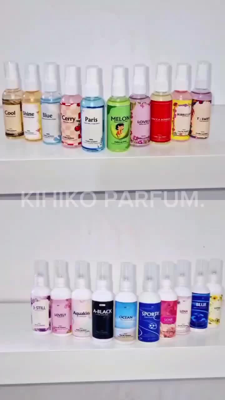 [10 BOTOL] Kihiko Parfum - Bundling 10 Botol 70ml Aroma Pria Wanita Lengkap
