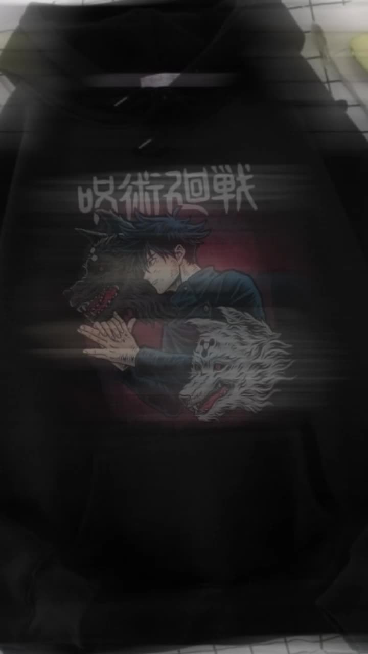 Sweater Hoodie Anak Model Satoru Japan Terbaru Anak Usia 5-15 Tahun Bahan Katun Plis Sablon DTF Premium Pakaian Fashion  Black Tops atasan