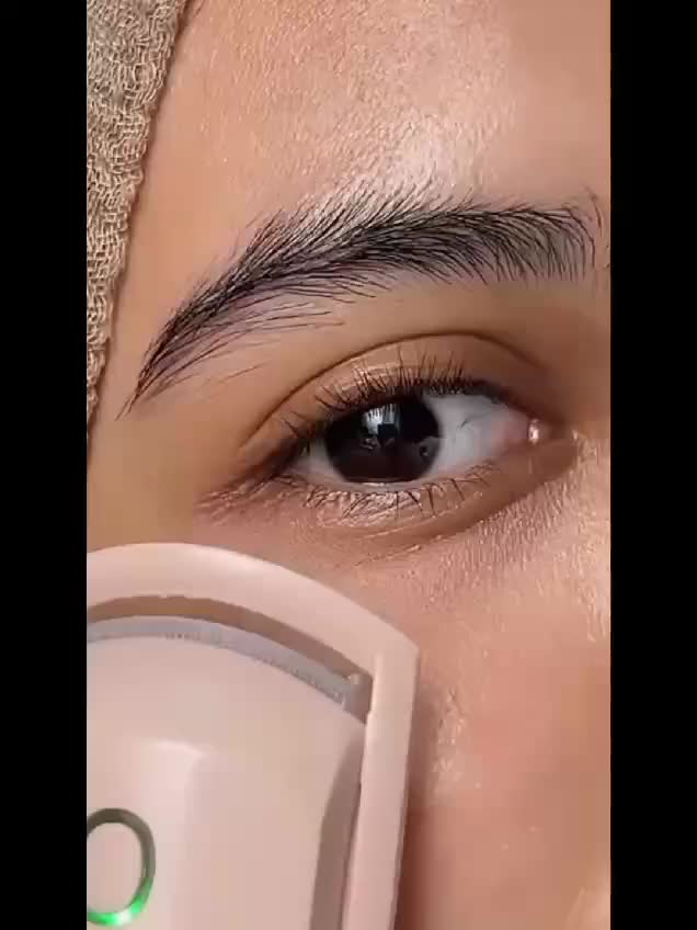[FLASH SALE] HEATED EYELASH CURLER - Penjepit Bulu Mata Elektrik | Pencatok Bulu Mata | Wireless Electric Eyelash Curler Long lasting Hold | Aplikator Pelentik Eyelash Extension Daya USB Isi Ulang