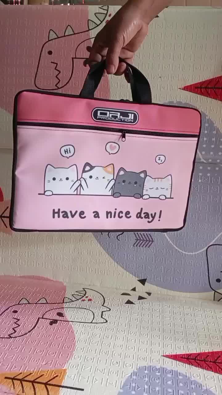 TAS LAKTOP MOTIP TERBARU 14 INCIH CM 37×CM 26 ×2cm Kanvas Laptop