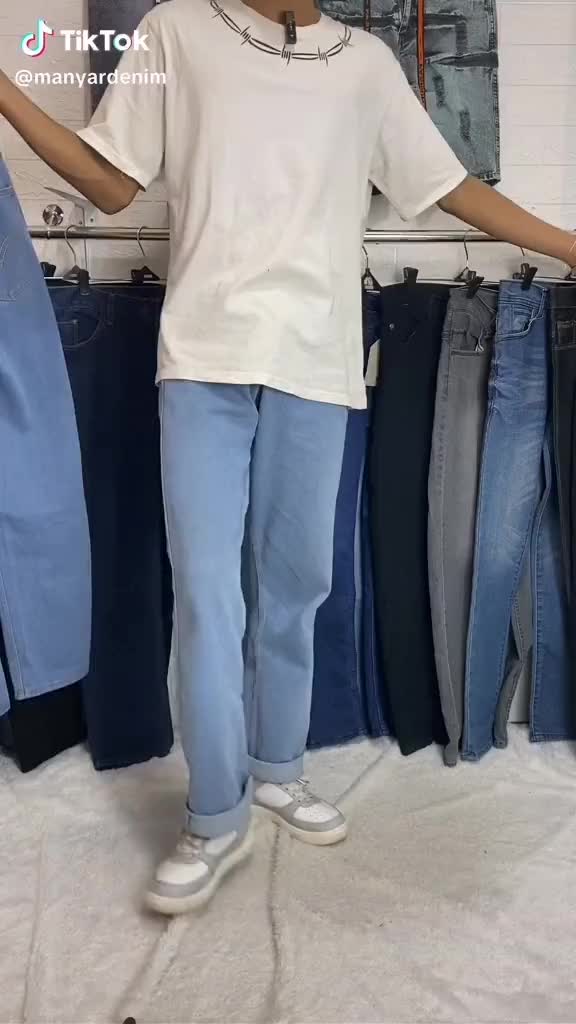 Celana Jeans Pria setandar  Panjang REGULER Model polos Denim