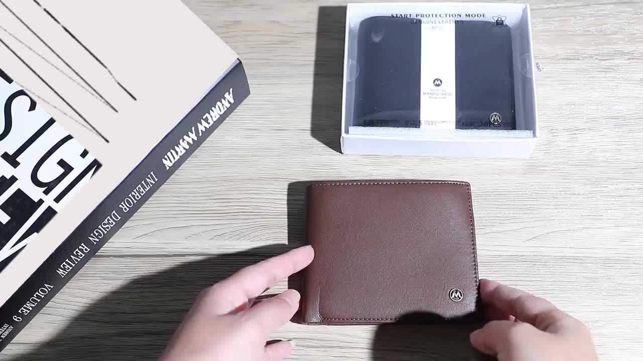 Dompet Pendek Pria Kulit Sapi RFID Protect Genuine Leather 5309-9