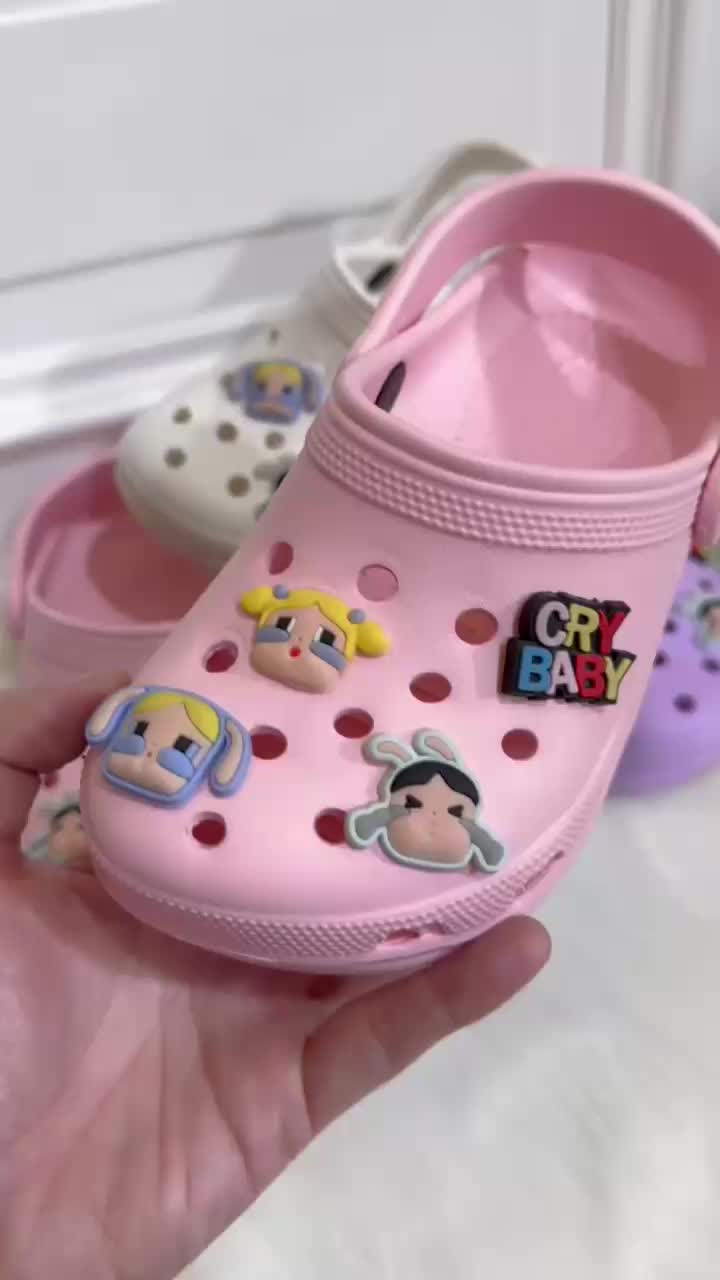 AMARE Sandal Anak Perempuan Model Baim Dengan Aksesoris Lucu CRY BABY Dilengkapi Tali C252CB