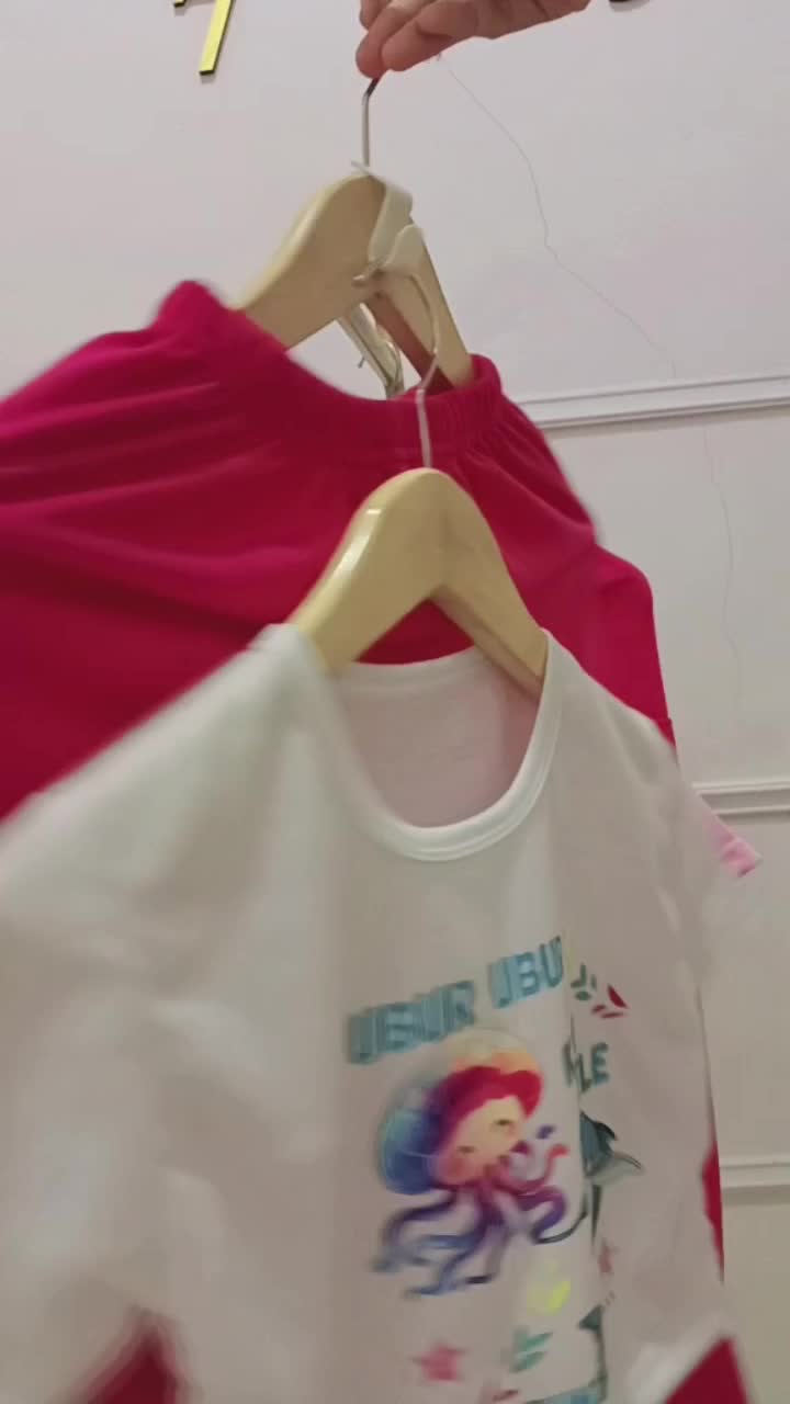 Setelan Anak Perempuan Usia 3-10 Tahun Kaos Crop Top Dan Celana Kargo Motif Roblox Viral Fashion Baju cargo