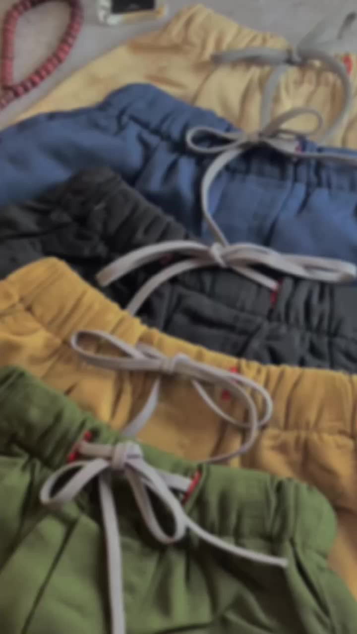 Celana Pendek Cargo Anak Laki Laki 1th - 12th Kain Katun Twill Stretch Melar Tebal Halus Lembut Nyaman
