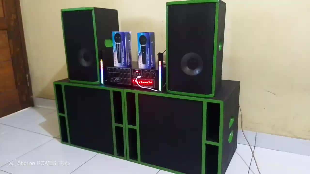 paket sound miniatur rumahan komplit blutut karaoke spl 10 in double plus 6 in sr