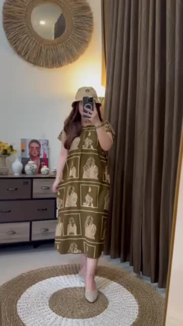 Daster Lowo Jumbo Bahan Rayon Bumil Busui Luna