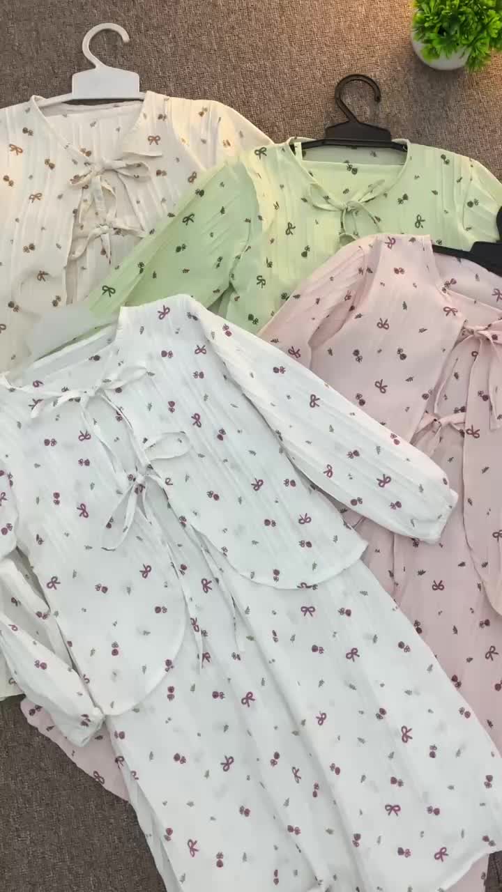 Baju Gamis Korean Style Model Baru Baju Lebaran Perempuan 2025