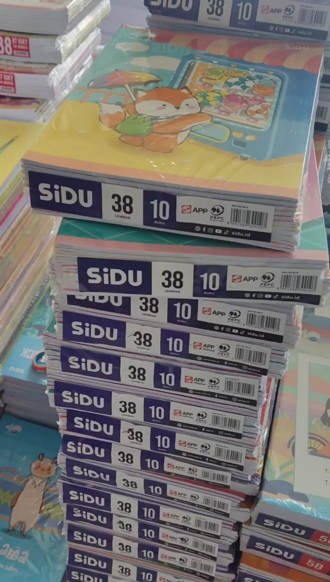 buku tulis sidu 38 1pak isi 10 buku