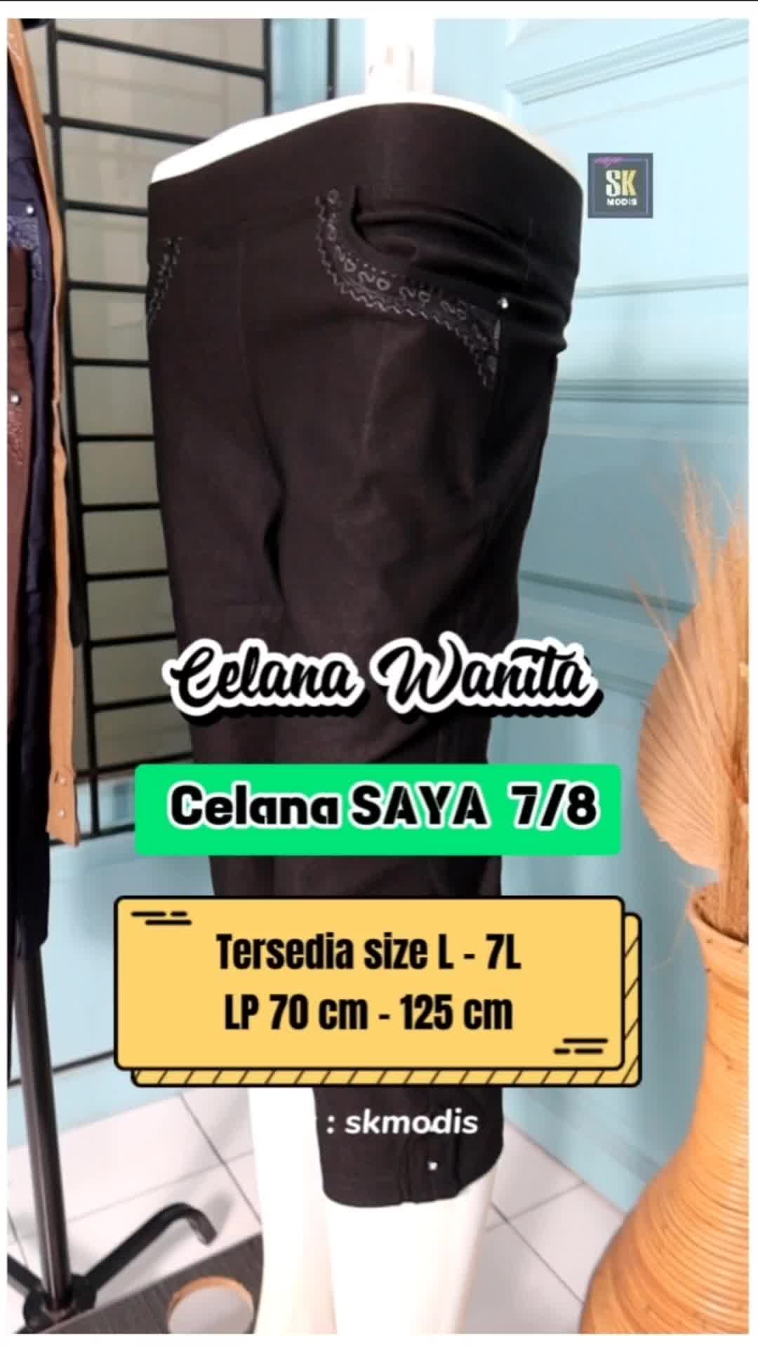 7/8 Celana Pendek Wanita || Celana SAYA || Katun Streach Santai Nyaman || skmodis