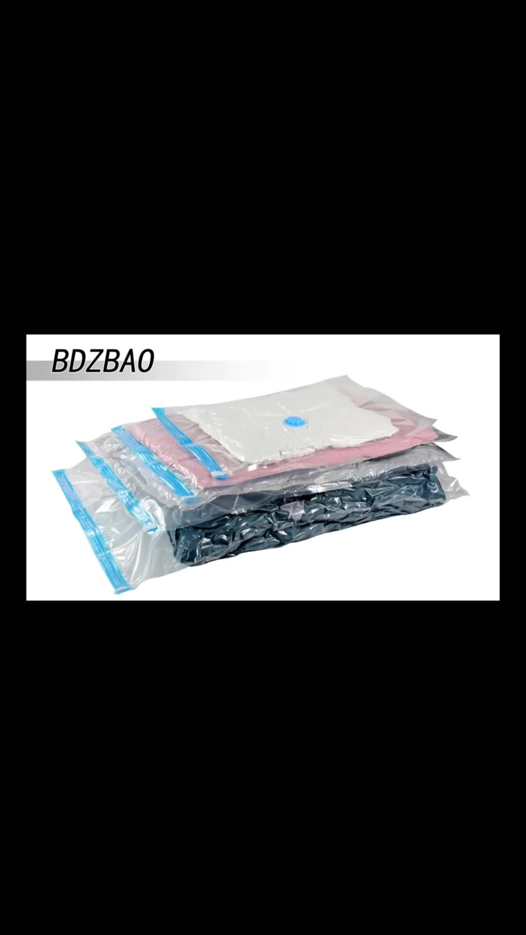 Kantong vakuum pakaian Anti Air Transparan Perlu Pompa alat vacuum pakaian BLB Set Plastik Vacuum Bag alat vacuum baju