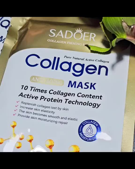[ Paket ] Masker Collagen Wajah Sadoer Masker Mencerahkan Mengencangkan Muka Anti Aging