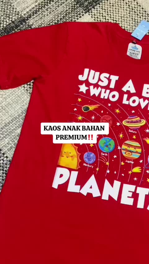 Baju anak Alphabet Animal ABCs Learning Shirt for boys, girls, adults