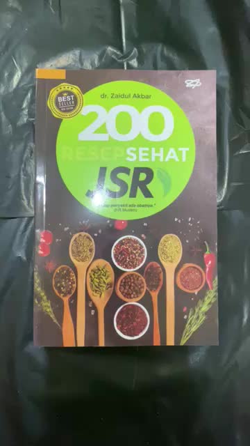 Buku 200 Resep JSR " Setiap Penyakit Ada Obatnya " Oleh Dr Zaidul Akbar