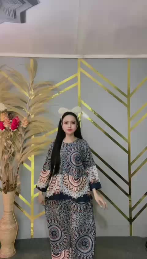 ONESET DUBAI TERBARU KEKINIAN 2025 LALA SET RAYON MOTIF PREMIUM ADEM BUSUI FRIENDLY ELEGANT SETELAN WANITA CELANA KULOT PANJANG LENGAN 7/8 VIRAL