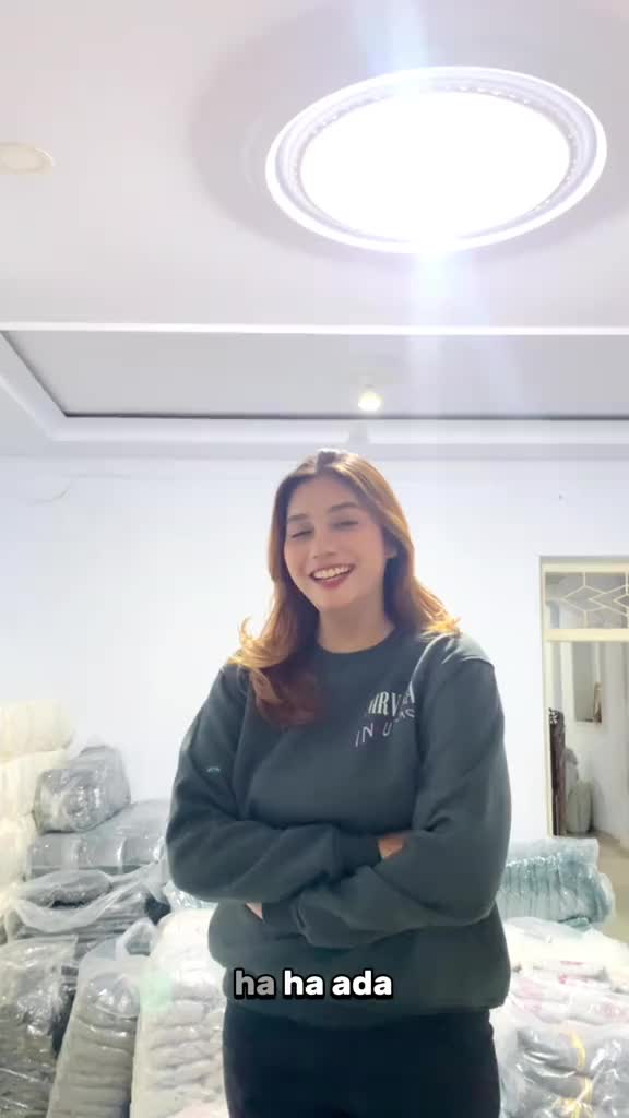 Crewneck NIRVANA IN UTERO PERI Dark Grey Original Black Wash Hitam Buluk Sweater Washed Wanita Fleece Katun Tebal Hoodie