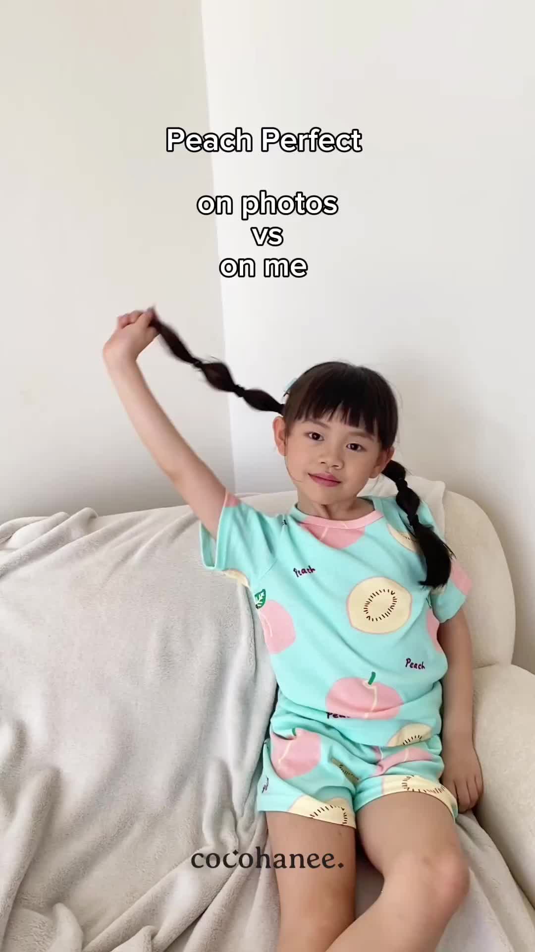 Cocohanee - Peach Perfect Short Pajamas
