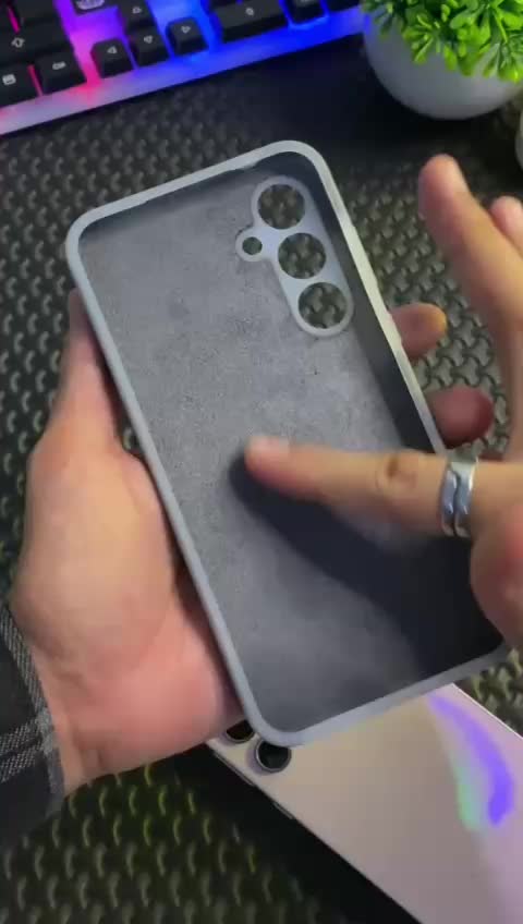 NEW 3IN1 LIQUID Case compatible for Samsung A56 A36 A26 A06 A16 A55 A35 A25 A15 A14 A24 A34 A54 S23 S24 FE Plus Ultra 5G Softcase jelly bumper anti shock 3in1 pastel colour liquid gel casing