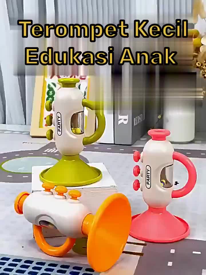Terompet Mainan Anak Cocok Untuk Bayi Usia 0+ Tahun Alat Musik Bayi & Anak Mainan Edukasi Dini Peluit Aman Dan Tidak Beracun - k mainan  bayi  gantung  putar  musik mainan  tummy  time  bayi alat  musik Anak-Anak Perempuan