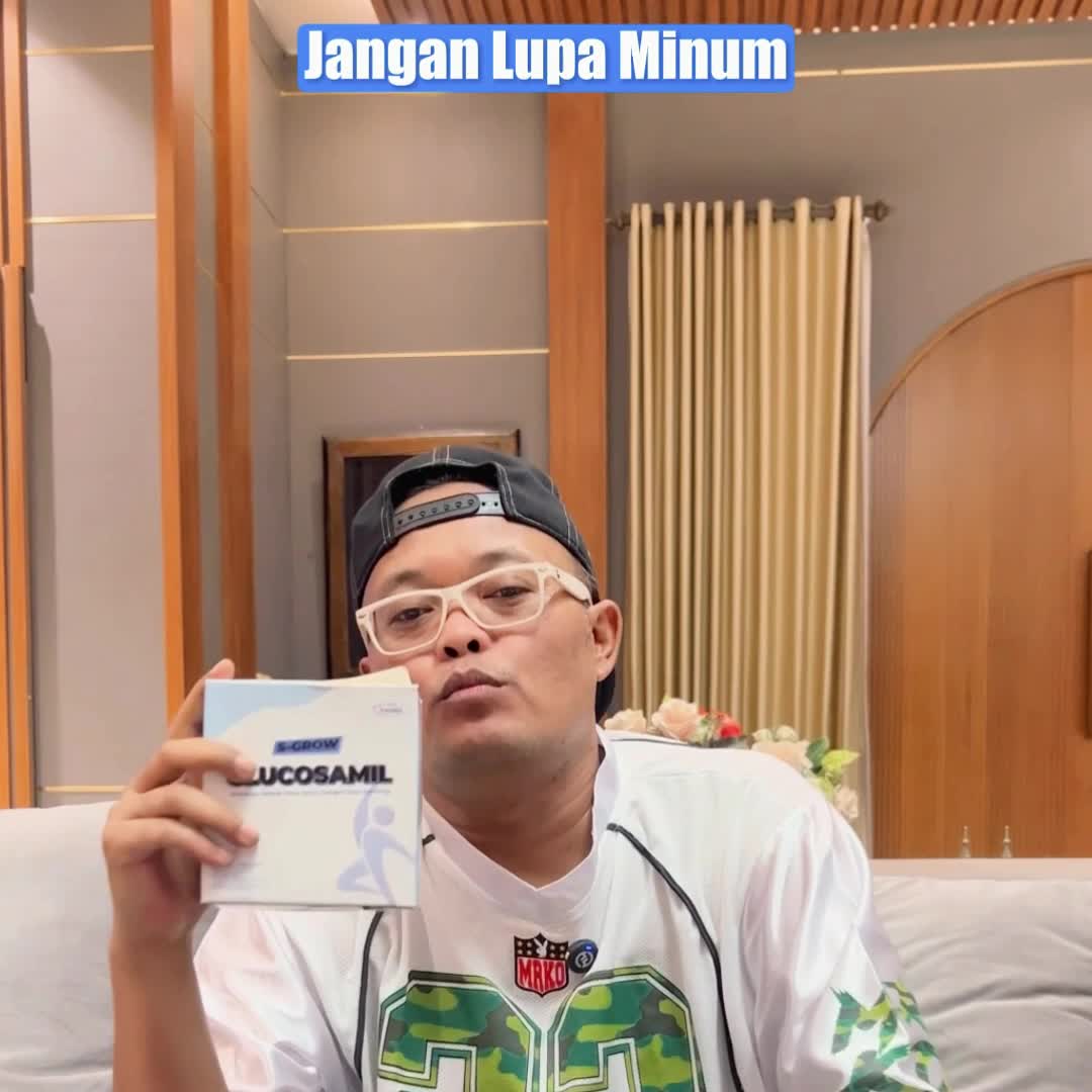 [TOP CREATOR] S-GROW GLUCOSAMIL - Susu Bubuk Dewasa Vanila [Untuk Tulang & Sendi]