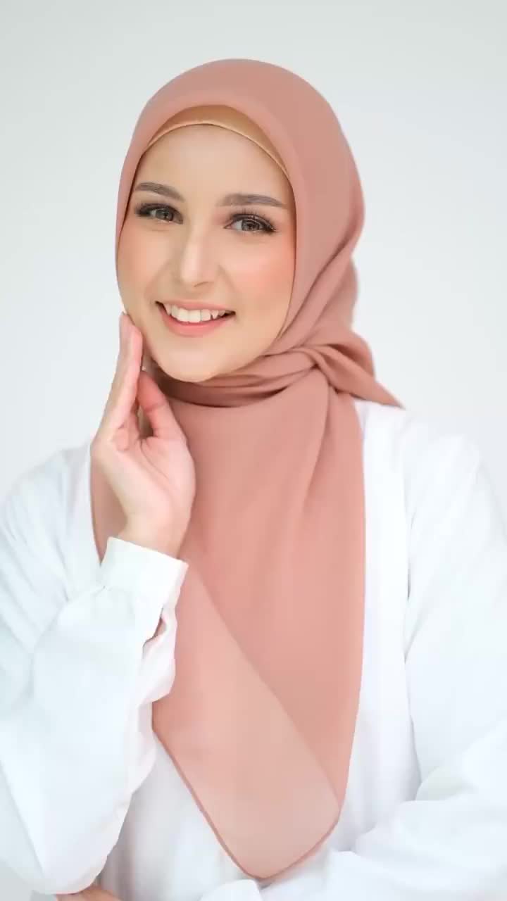RTSR 70K Get 3pcs Plain Polycotton Premium Bella Square Premium Jahit Tepi