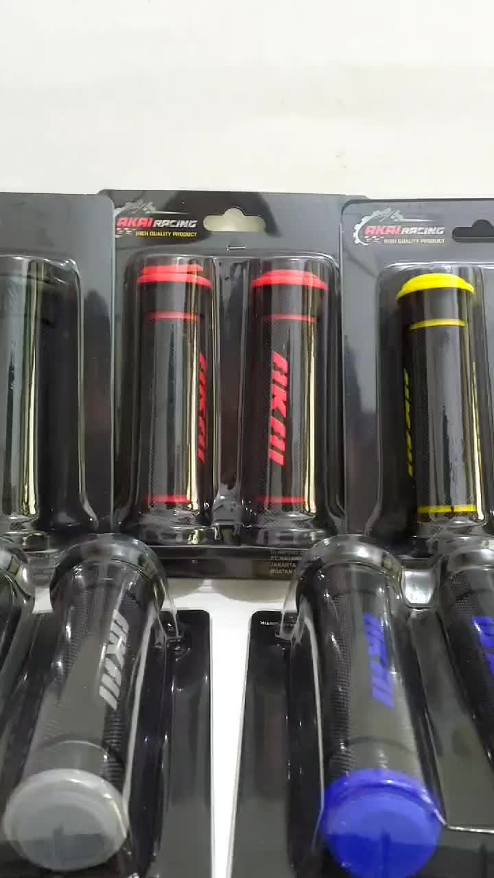 Handgrip Motor - Grip Akai HG55 + Jalu Stang crome + Karet Genggaman Motor - sarung tangan Motor POL9L