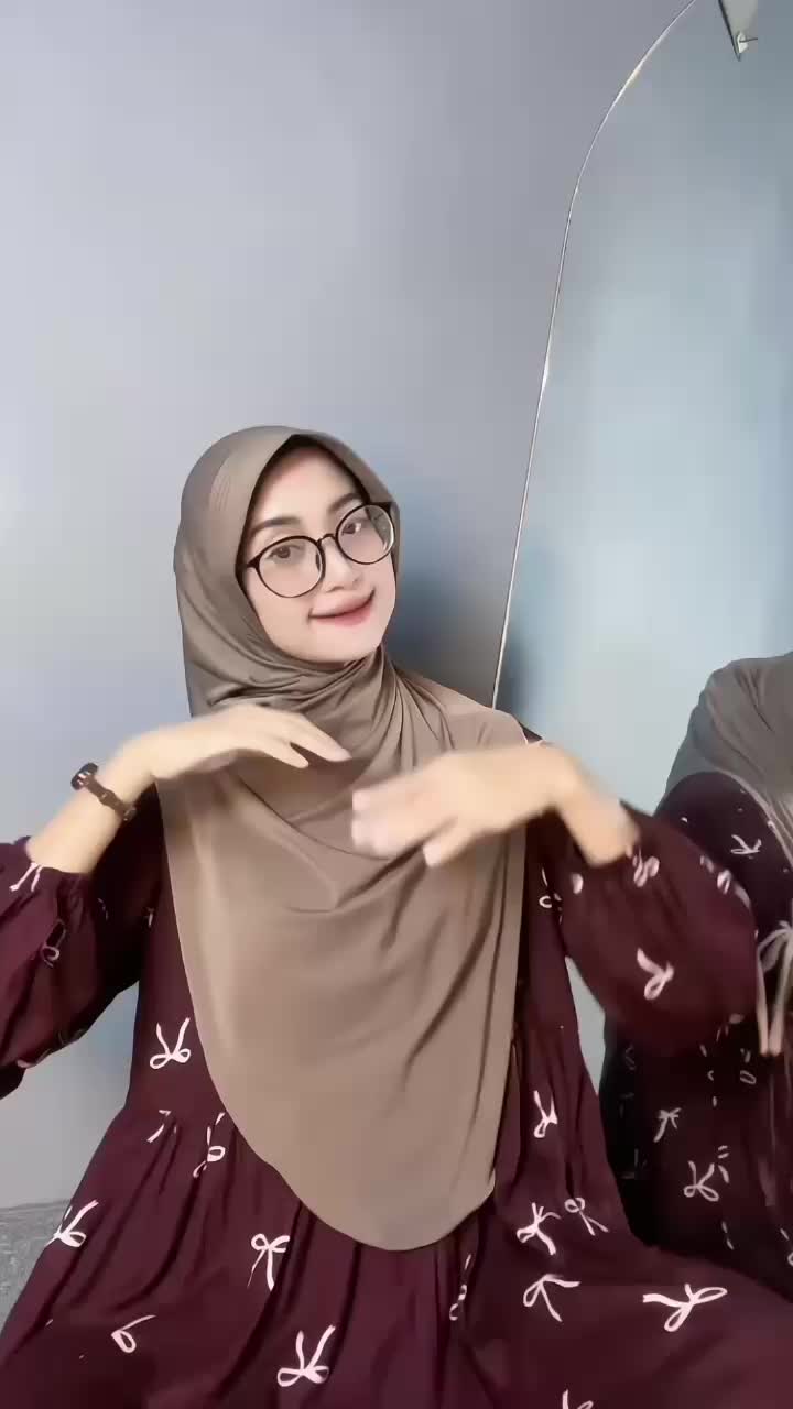 Assyla Hijab / Hijab Instan Malay Jisoo Versi Pet / Hijab Pet Syar'i kerudung Malay Jersey Size L / Hijab Instan Kekinian