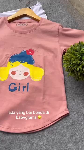 ATASAN BLOUSE TEROMPET /usia 3-12th bahan katun combed 30s
