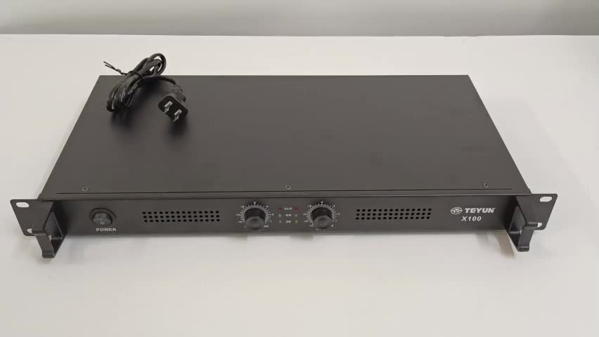 power amplifier stereo 350Wx2 ampli D class XLR output interface