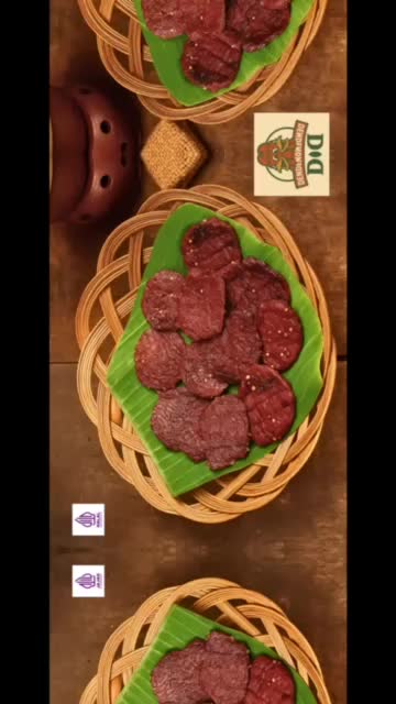 Dendeng Ayam Oven - Tanpa MSG & Pengawet, Halal, Bahan Alami, Rasa Gurih-Manis, Cocok untuk Camilan Sehat Keluarga Food Cemilan Snack